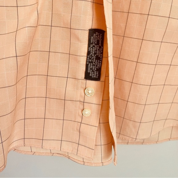 Jos. A. Bank Plaid Button Down Dress Shirt Men’s Large Traveler’s Collection - Picture 4 of 8